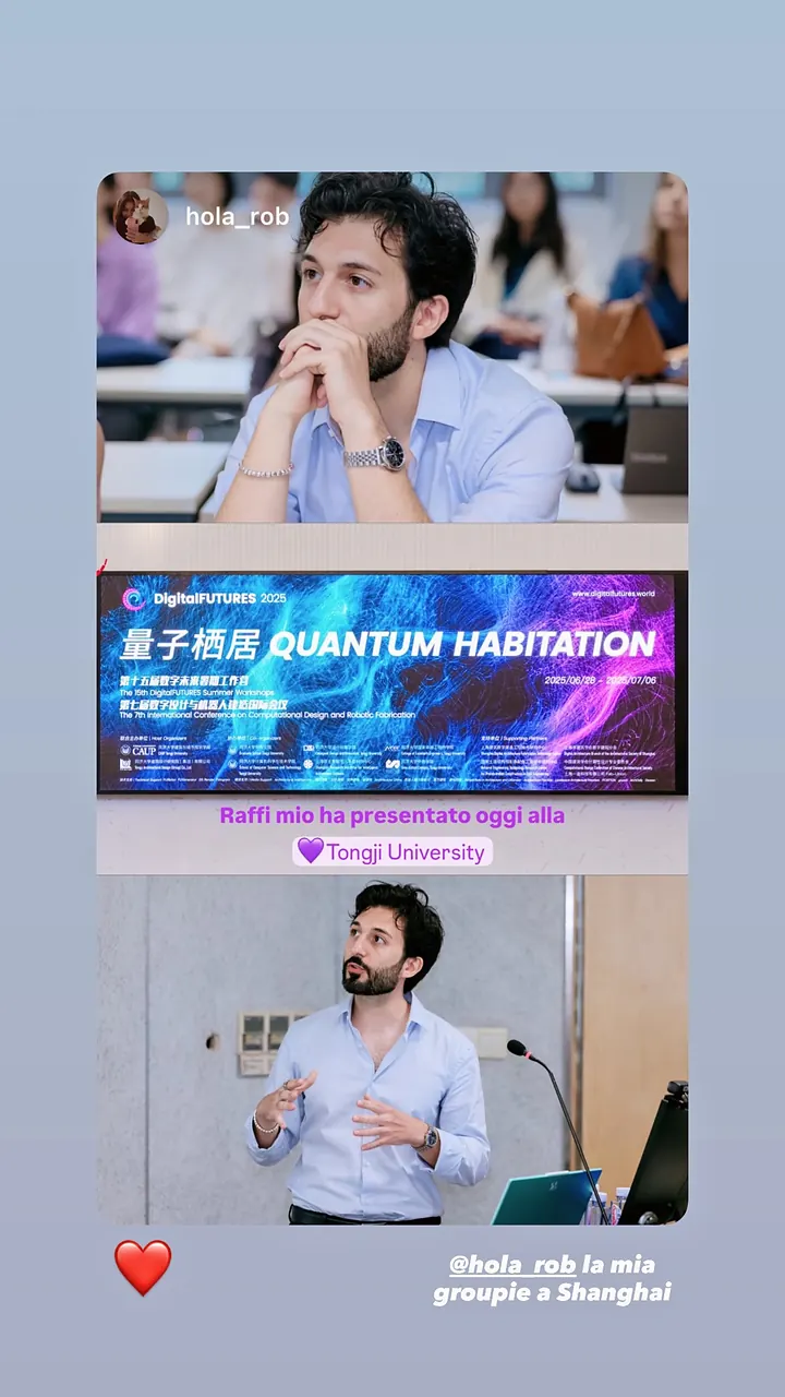 Story: Raffaele presenting at DigitalFUTURES and CDRF in Shanghai